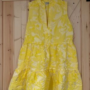 Amanda Uprichard Yellow Saffron Dress in Portofino